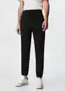 Pantalón Cohen Negro Talla L Hombre Mango