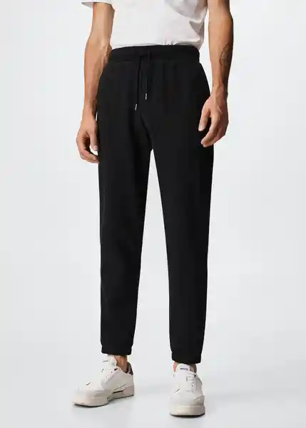 Pantalón Cohen Negro Talla L Hombre Mango