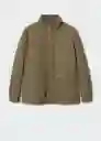 Chaqueta Paros Khaki Talla S Hombre Mango