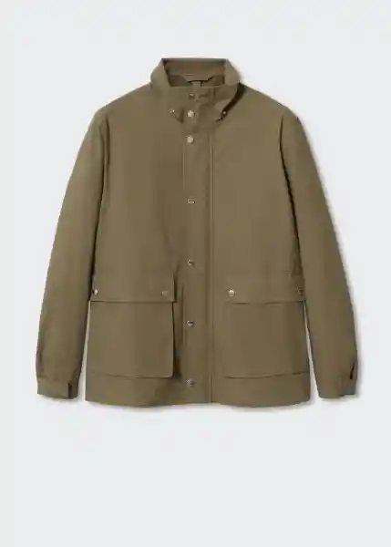 Chaqueta Paros Khaki Talla S Hombre Mango