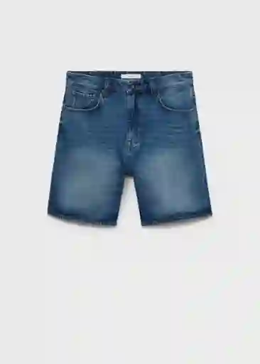 Bermuda Jarod Tejano Oscuro Talla 46 Hombre Mango