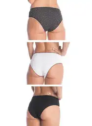 Panty Tanga Mujer Negro Talla L