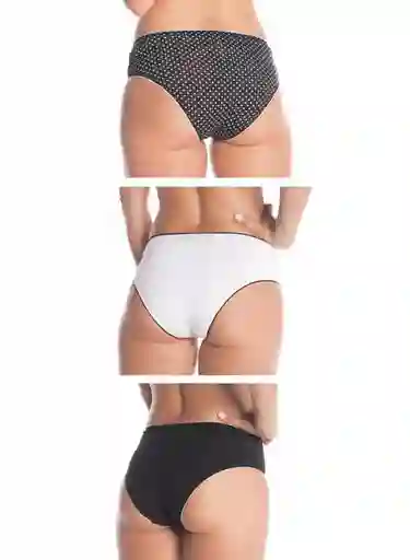 Panty Tanga Mujer Negro Talla L