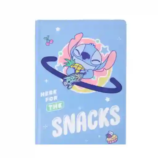 Cuaderno de Tapa Dura 80 Hojas Serie Stitch Dinner Party Miniso