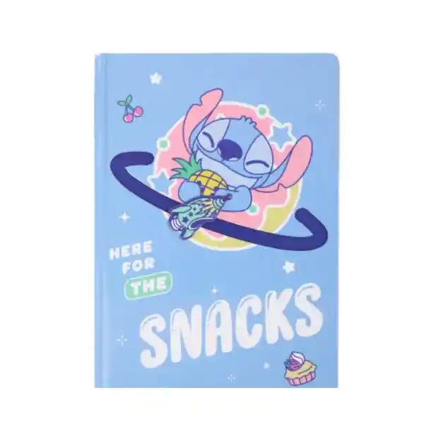 Cuaderno de Tapa Dura 80 Hojas Serie Stitch Dinner Party Miniso
