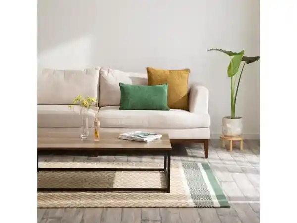 Alfombra Lana Tejida 120 x 180 cm Casaideas