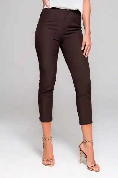 Pantalón Nadine Color Café Puro Talla 8 Ragged