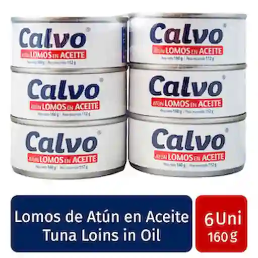 Calvo Atún Lomos en Aceite