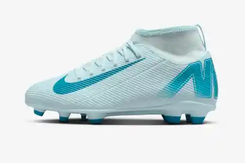 Nike Guayos Jr Superfly 10 Club Fg/Mg Para Fútbol Niño Azul T 2Y