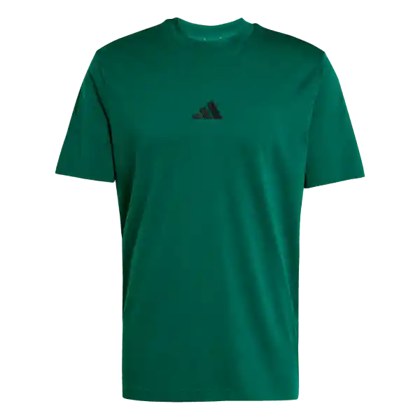 Adidas Camiseta Sl Sj Manga Corta Lifestyle Hombre Verde Talla L