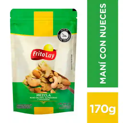 Fritolay Snack Mani Mezcla Nueces 170 g