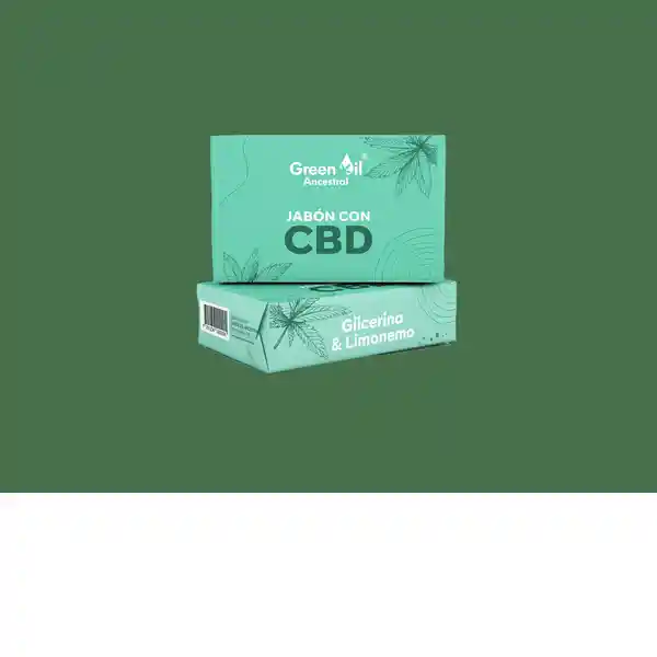 Oil Green Jabon Barra Con Cbd Al 1% Cannabidol