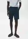 Bermuda Gracia Navy Talla 42 Hombre Mango
