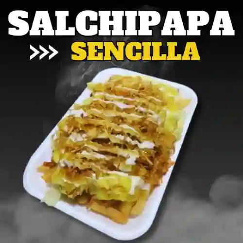 Salchipapa Sencilla