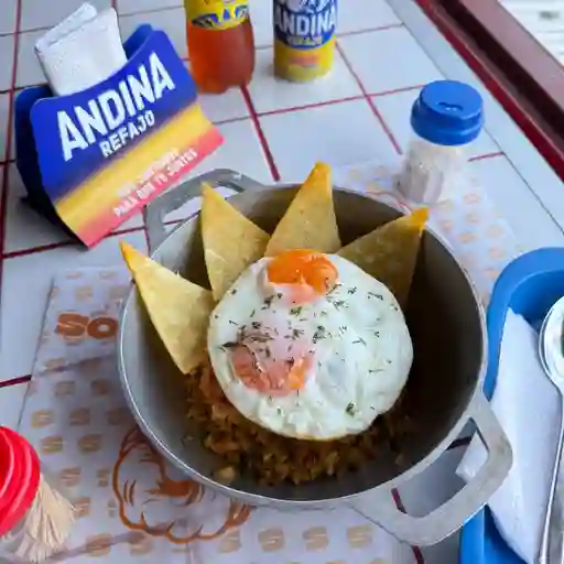 Calentado de lentejas