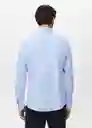Camisa Playr Celeste Talla M Hombre Mango