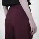 Pantalón Recto Pretina Asimétrica Rojo 8 Fuera de Serie