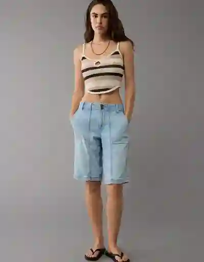 Suéter Mujer Tejido Negro Talla: LARGE 1280001 American Eagle