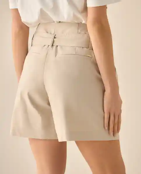 Bermuda Short Crudo Pluma Medio Talla 6 653G010 Esprit