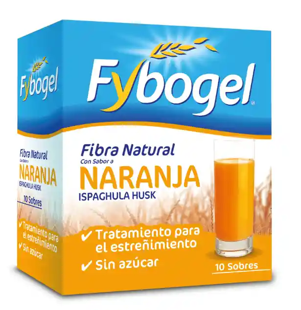 Fybogel Fibra Sabor Naranja