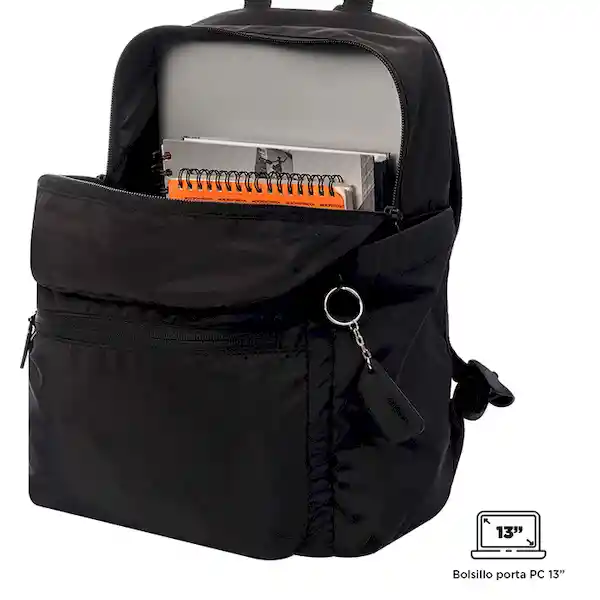 Morral Plegable Xingu Color Negro Talla: M N01 Totto