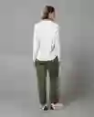 Pantalón Mujer Verde Talla 14 269G001_VER190309 Rifle