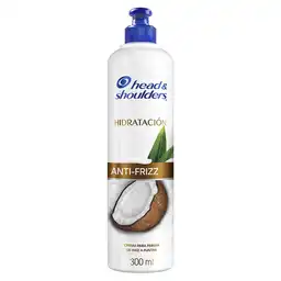 Crema para Peinar HS Head Shoulder Hidratacion Aceite de Coco Control Caspa Head and Shoulders 300 ml