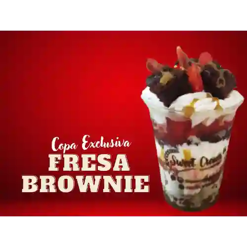 Fresa Brownie de Chocolate