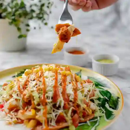 Salchipapa Vegetariana