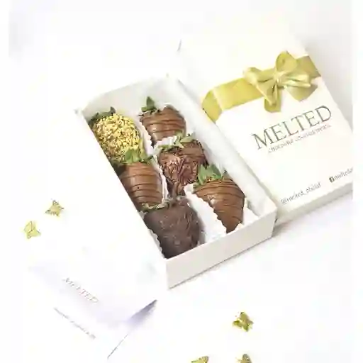 Caja X6 Fresas con Chocolate #2
