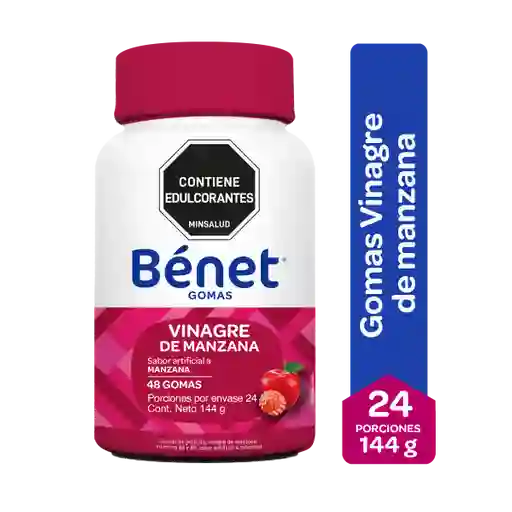 Benet Goma Vinagre Manzana 48 Gomas