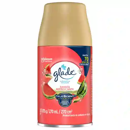 Glade Aromatizante Automático Repuesto Sandía Refrescante 270 mL