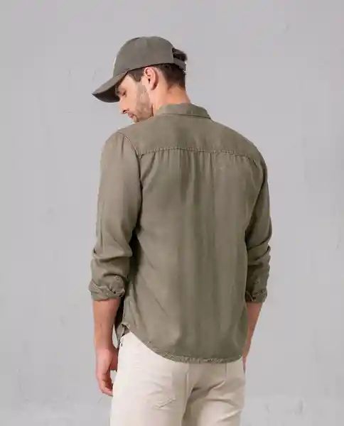 Camisa Hombre Beige Talla L 111G003 Rifle