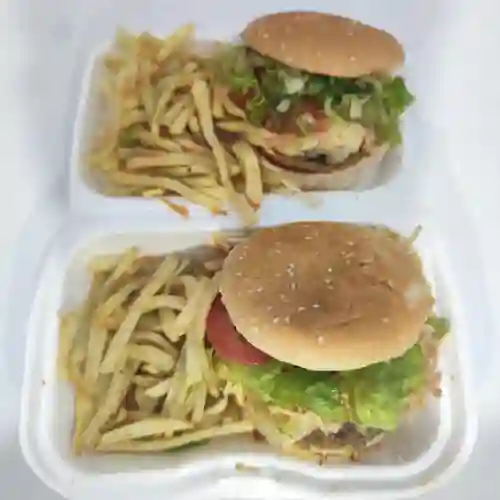 Combo 2 Hamburguesas Americanas