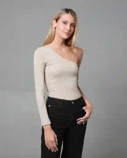 Camiseta Mujer Beige L 202G006_BEI161105 Rifle