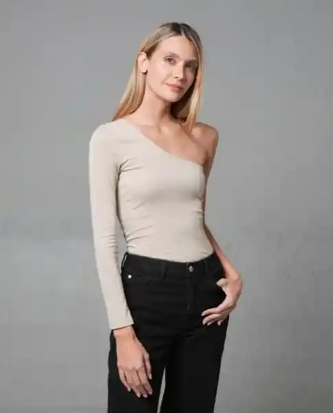 Camiseta Mujer Beige L 202G006_BEI161105 Rifle