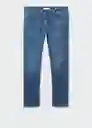 Pantalón Jean Patrick Dirty Oscuro Talla 38 Hombre Mango