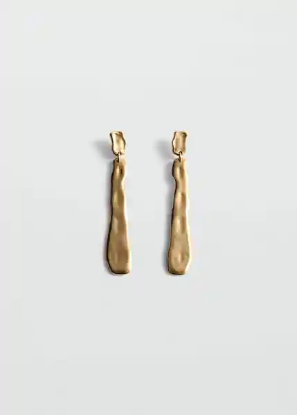 Pendientes Cara Oro Talla 99 Mujer Mango