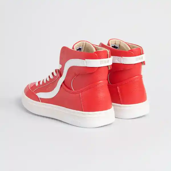 Superdry Tenis Basket Lux Trainer Rojos Talla 12