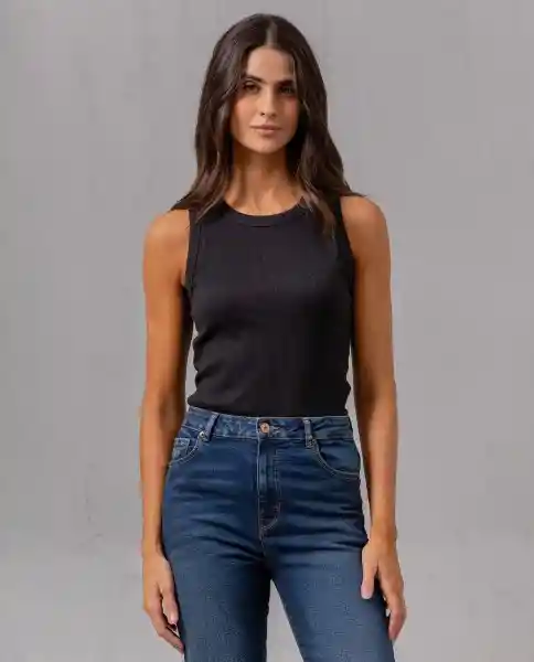 Camiseta Mujer Negro S 200F001_NEG194007 Rifle