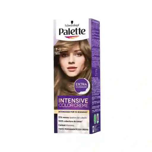 Palette Tinte Intensive Color Creme Rubio Medio 7-0 50 mL