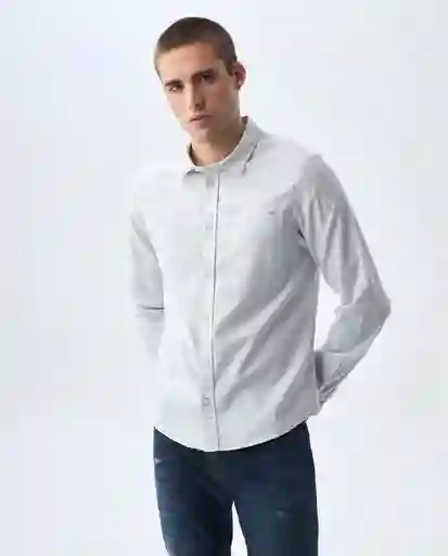 Camisa Hombre Gris Talla S 811G501_GRI144201 Americanino