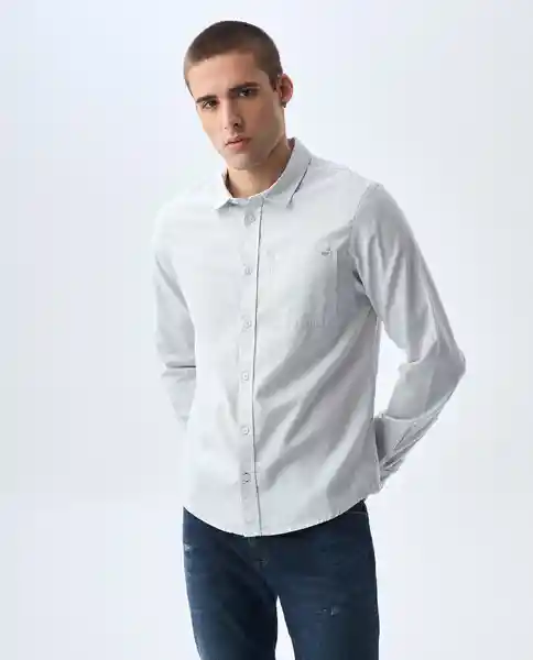 Camisa Hombre Gris Talla S 811G501_GRI144201 Americanino