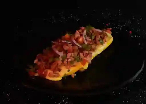 Maduro Gratinado con Chicharrón