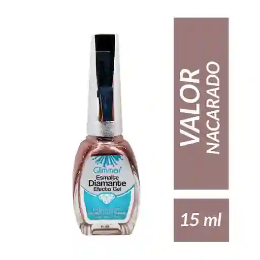 Glimmer Esmalte Diamante Efecto Gel Tono Valor 15 mL