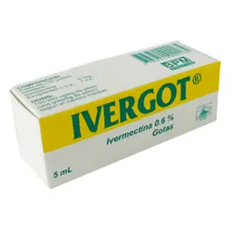 Ivergot (0.6%) Solución en Gotas 
