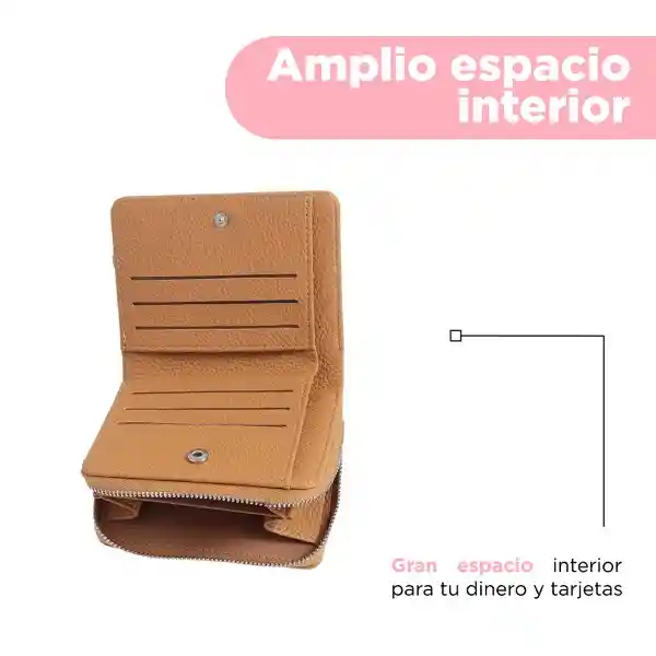 Cartera Para Mujer Cinta Con Nudo Khaki Serie Miniso