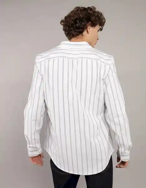Camisa Hombre Beige Talla: MEDIUM 2830209 American Eagle