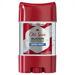 Gel Antitranspirante para hombre Old Spice Sudor Defense Extra Fresh 80 g