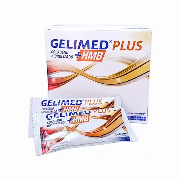 Gelimed Plus Suplemento Colágeno Hidrolizado+Hmb 13.3 g x 30 Und